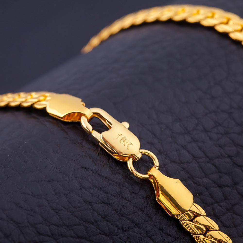 Daily Wear Unisex Necklace - Gold Platted