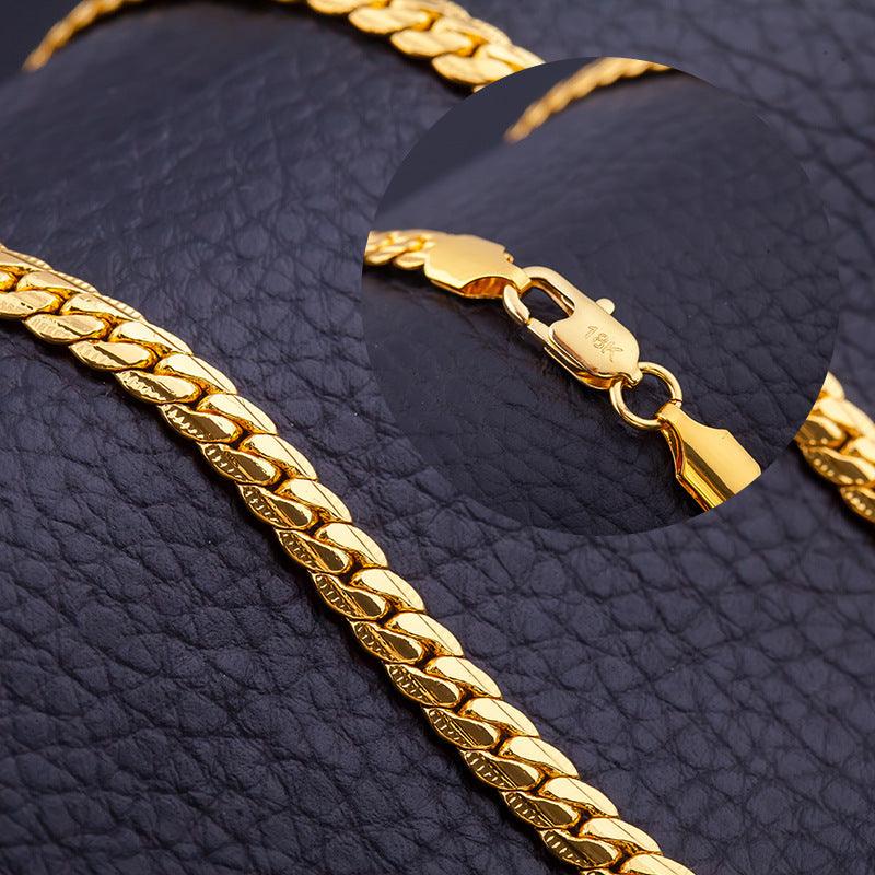 Daily Wear Unisex Necklace - Gold Platted