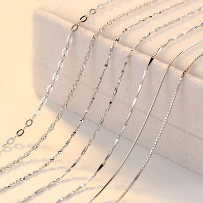 S925 Sterling Silver Necklace | Elegant Daily Jewelry