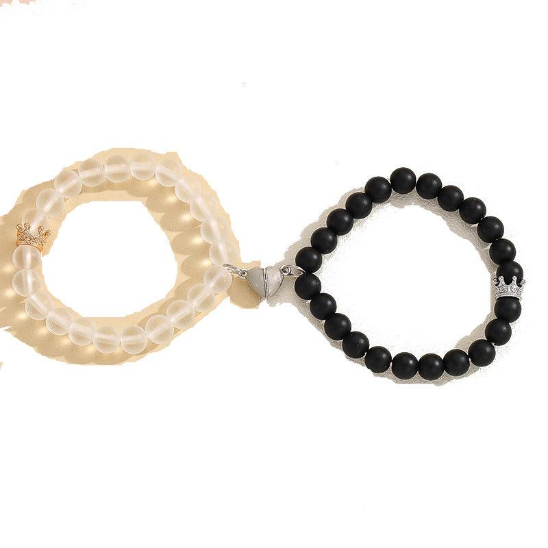 Handmade Crown Beaded Charms Bracelet | Yoga Collection