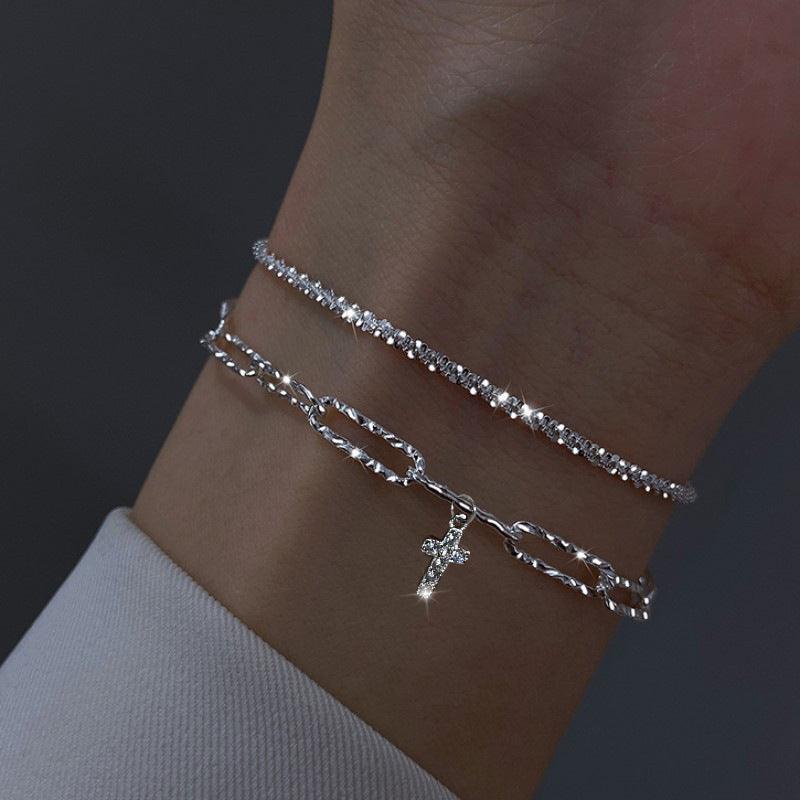 Elegant Rhinestones Bracelet | Fashion Jewelry