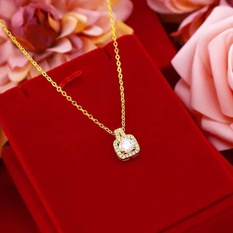 Zircon Choker Jewelry Set | Daily Wear Gold Necklace