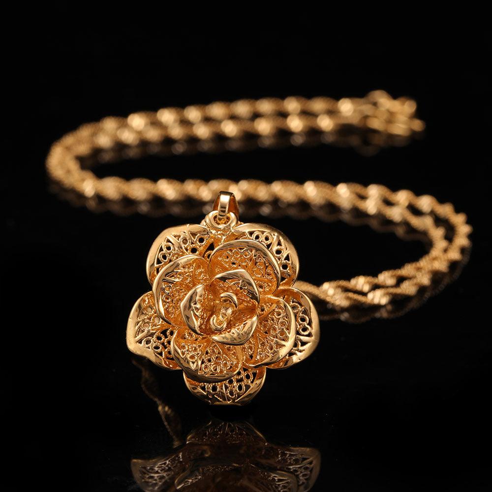 Bold Flower Statement Necklace | Party Collection A