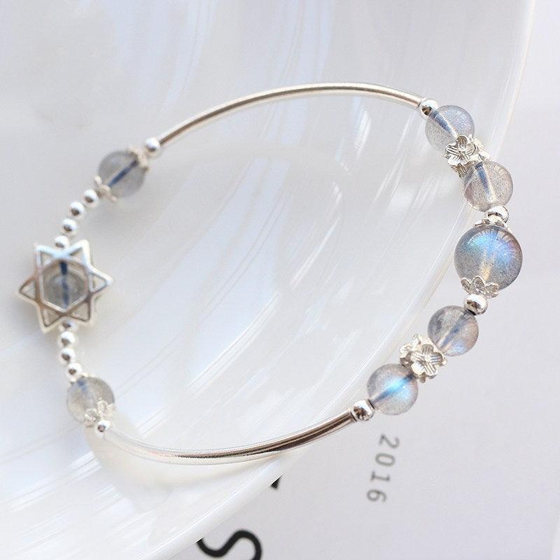 Handmade Moonlight Stone Bracelet - Daily Wear