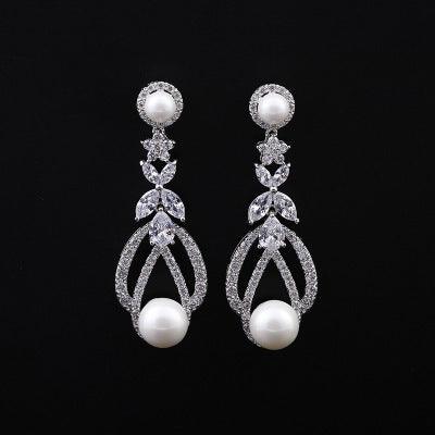 Zircon 925 Sterling Silver Unique Earrings default