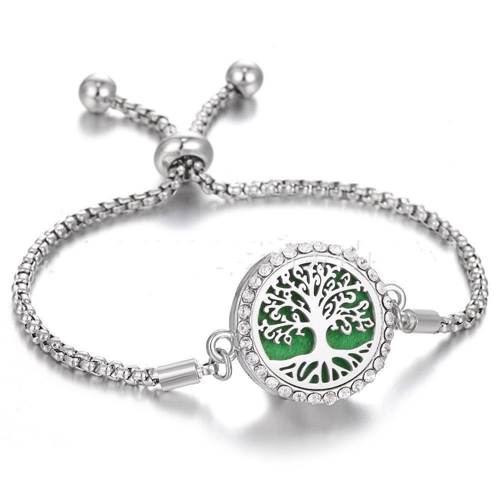 Hollow Adjustable Aromatherapy Bracelet