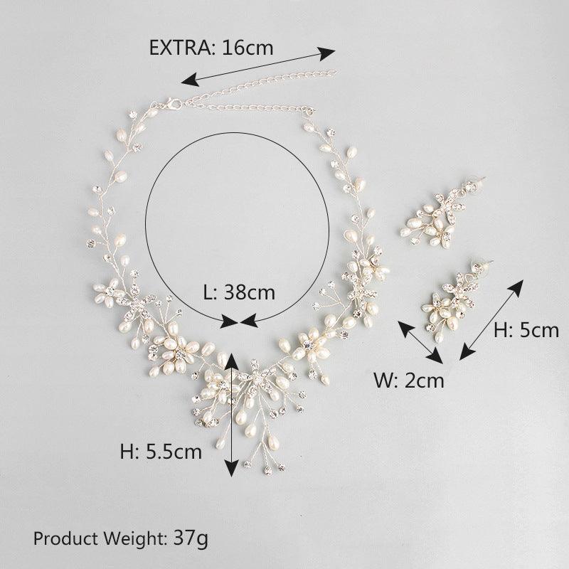 Elegant Pearl Necklace & Earring Set | Fashion Jewelry