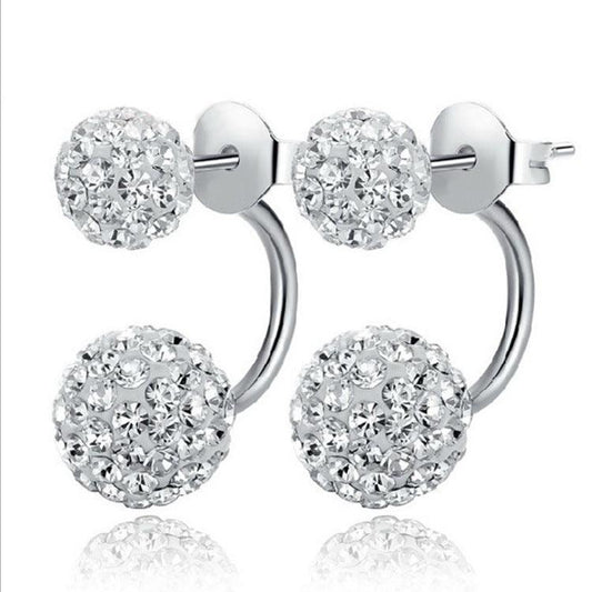 Sparkling Rhinestone Earrings | 2025 Silver 6mm10mm