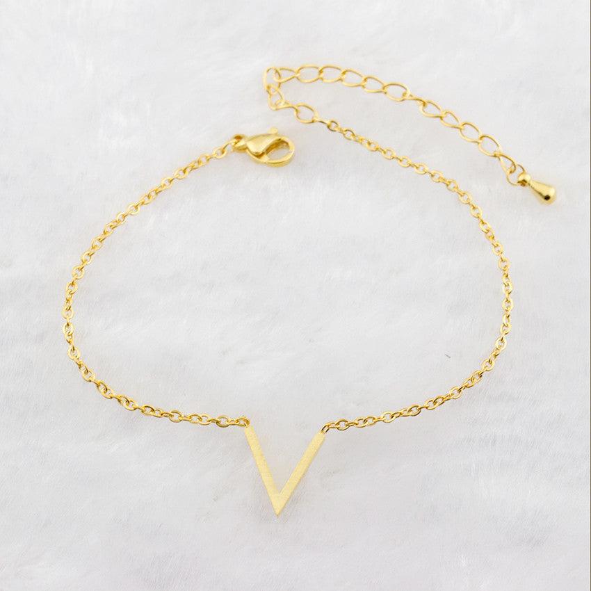 Elegant V Bracelets | Daily Wear | BoldlyBeautifuls Gold