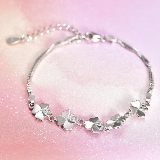 Elegant Four-leaf Clover Bracelet | Daily Wear Four Leaf