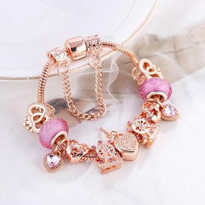 Heart Crown Beads Bracelet | Daily Wear