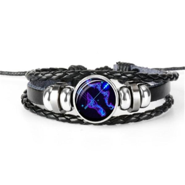 Zodiac Constellation Braided Bracelet | Astro Collection Sagittarius