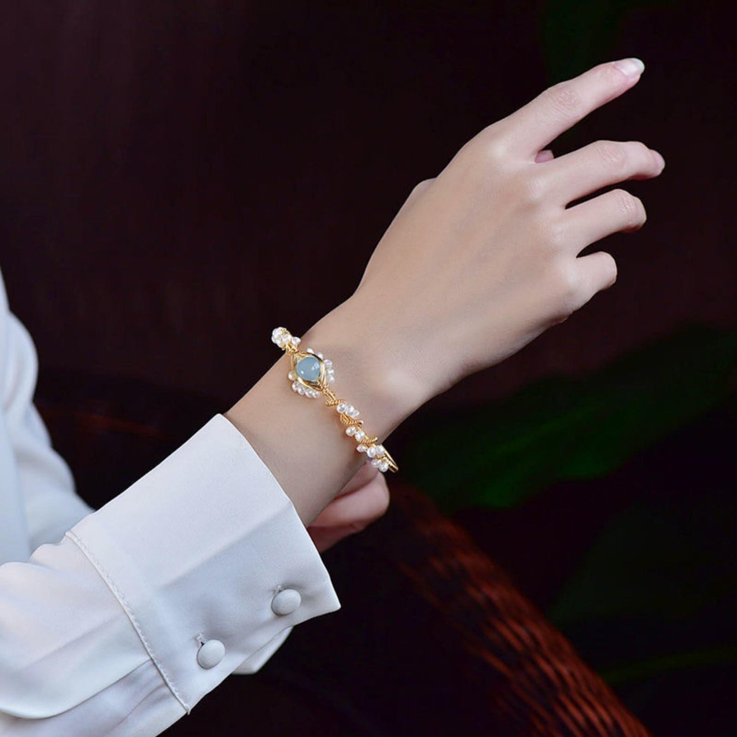 Elegant Demi-fine Pearl Bracelet | Fashion Jewelry
