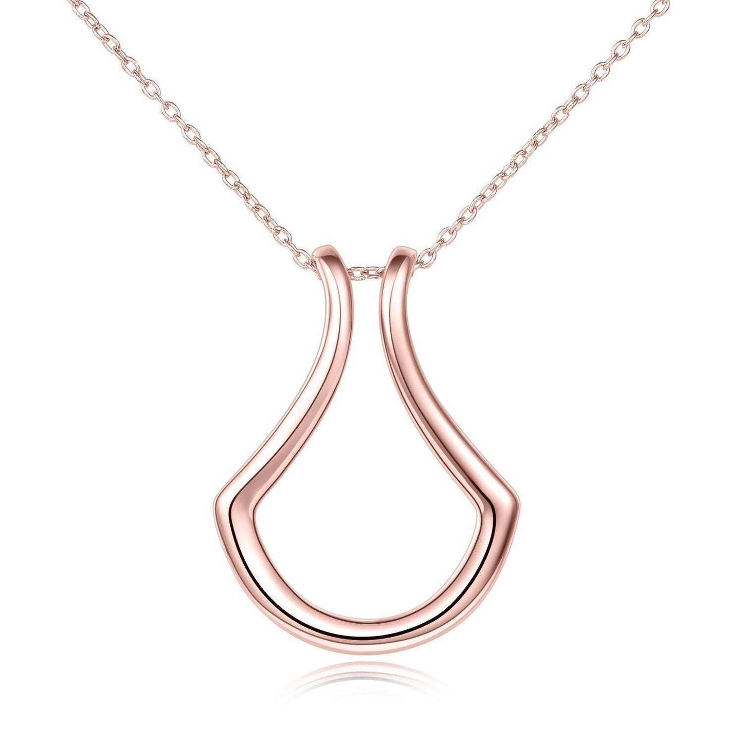Ring Holder Necklace For Women | Daily Wear Rose Gold