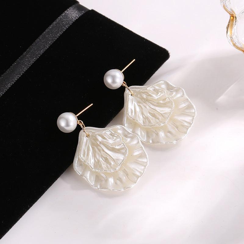 2025 Pearl Shell Earrings For Ladies