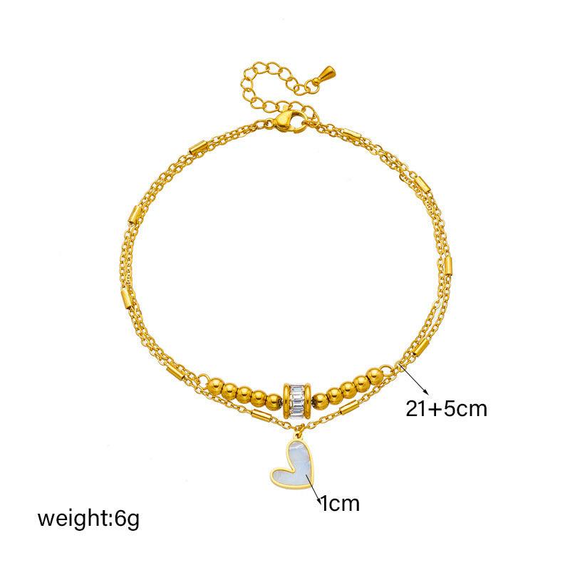 Double Layer Boho Bracelet Anklet | Beach Collection