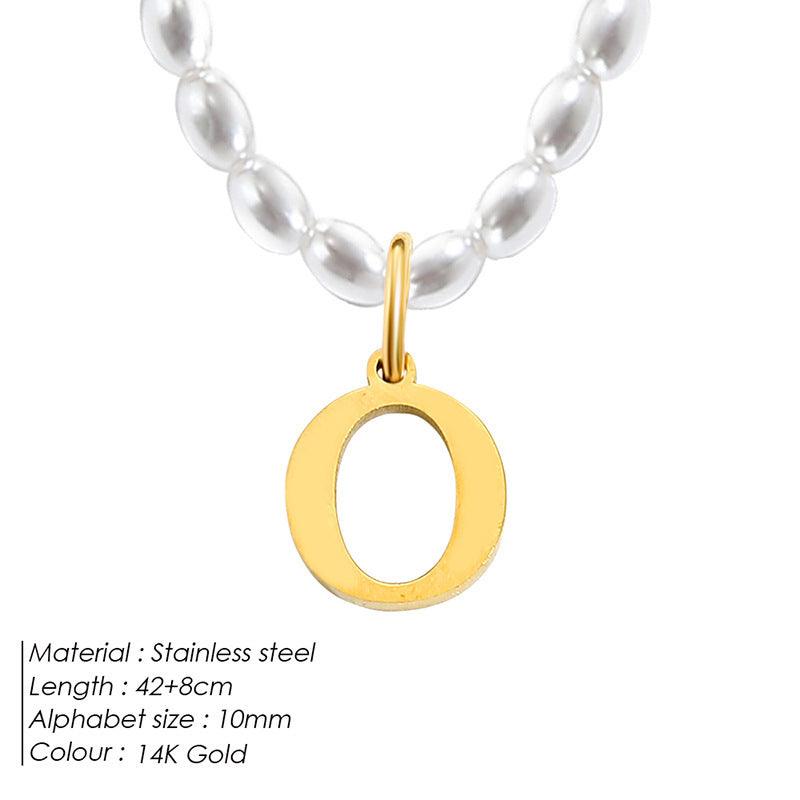 Elegant Alphabet Necklace | Daily Wear 2025 O 14K Gold