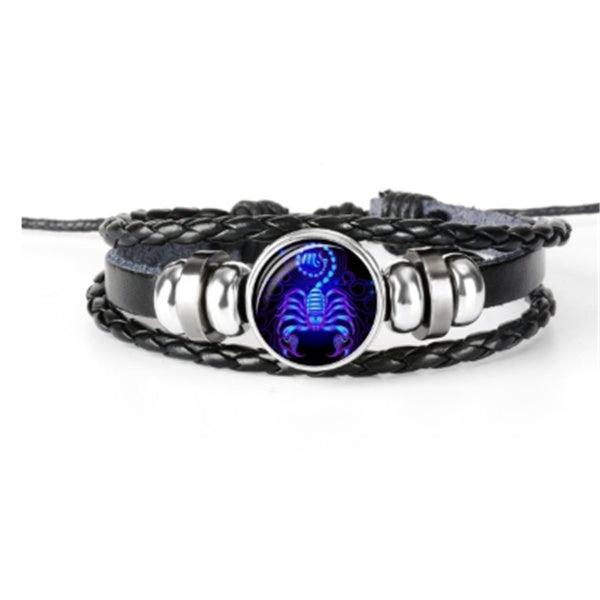 Zodiac Constellation Braided Bracelet | Astro Collection Scorpio