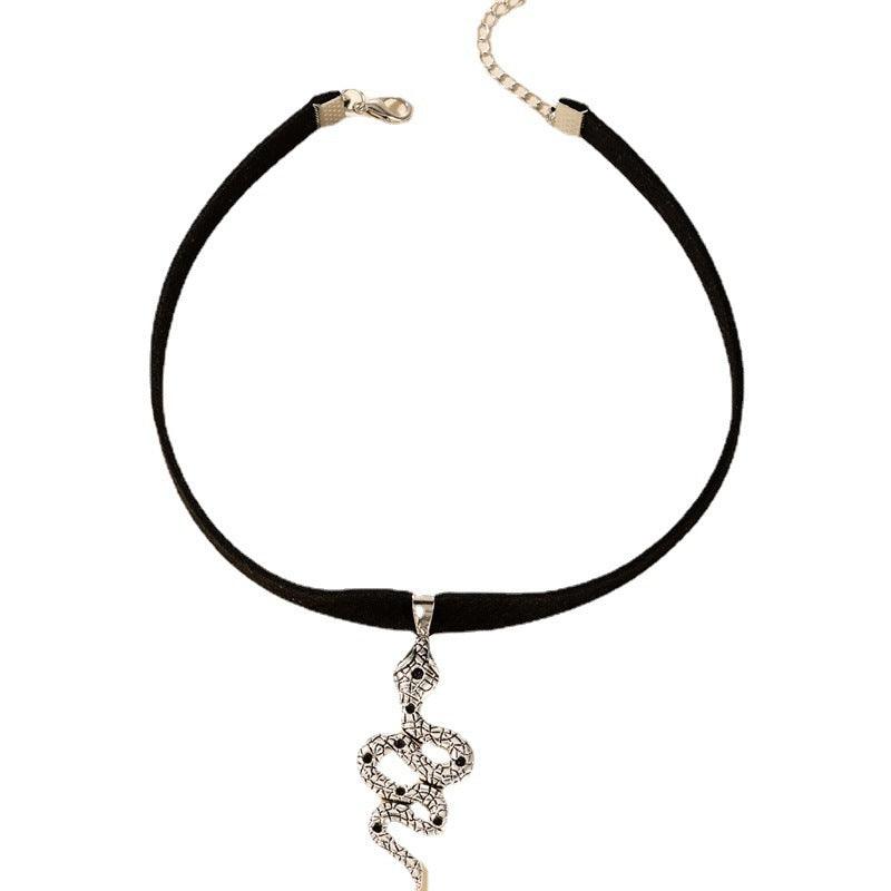 Chokers Witchy Gothic Grunge Collar Necklace | Dark Jewelry Silver