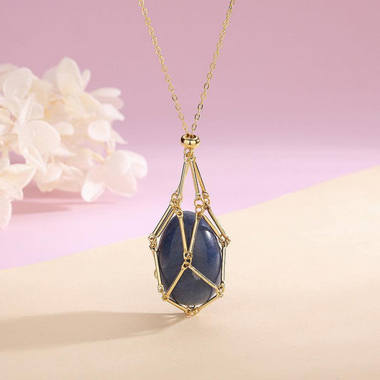Natural Crystal Energy Pendant Necklace - Daily Wear Jadeite