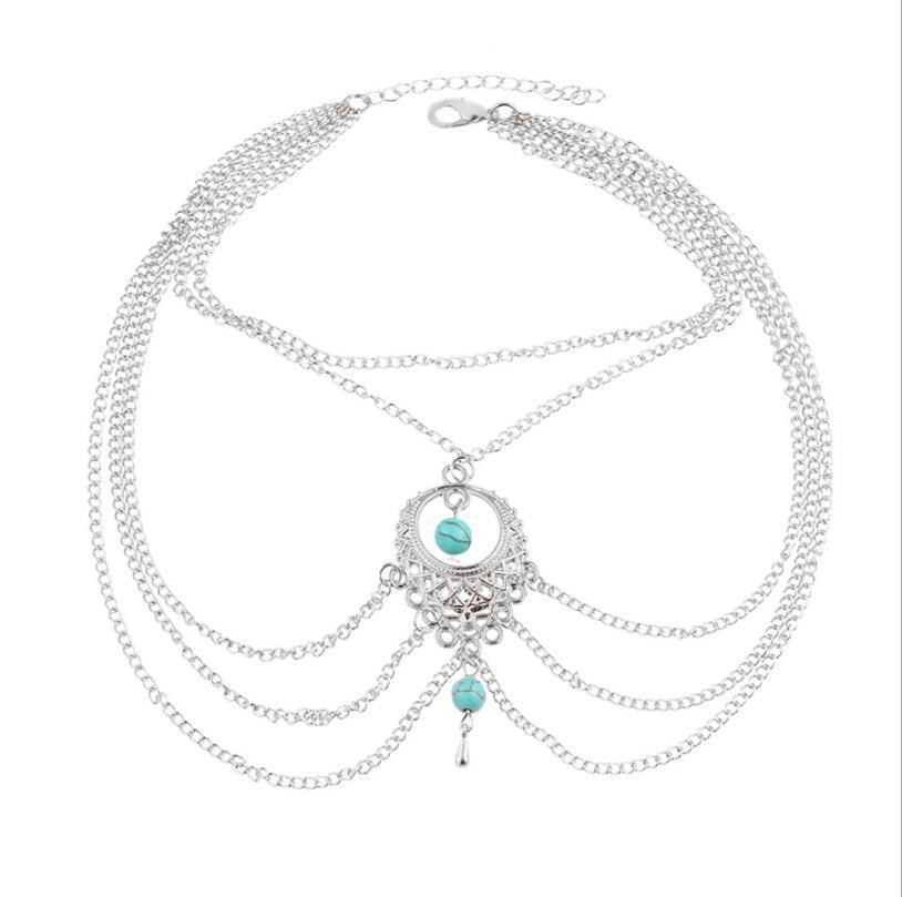 Bohemian Punk Vintage Multi Layered Anklet | Beach Collection Beach