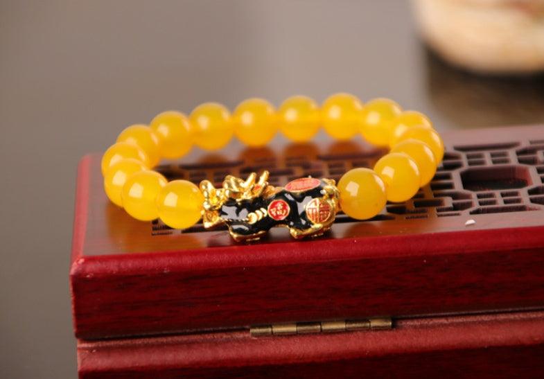 3D Gold Plated PiXiu Bracelet | Fashion Jewelry