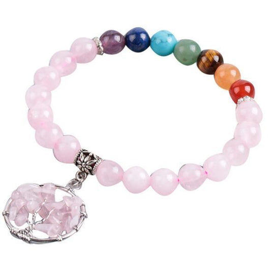 Elegant Crystal Beaded Bracelet | Yoga Collection