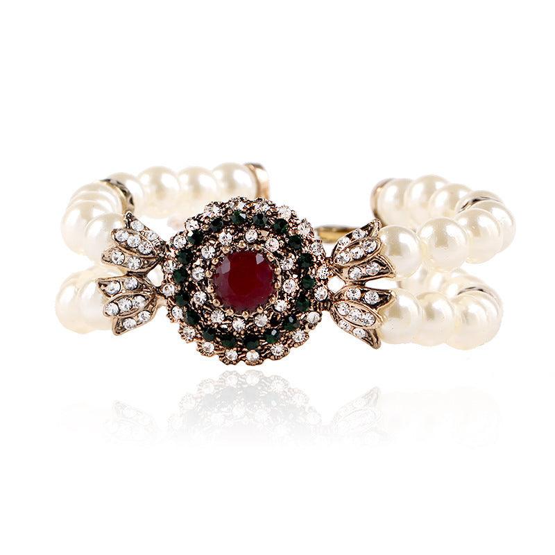 Luxury Pearl Bracelet For Women | Daily Wear Red