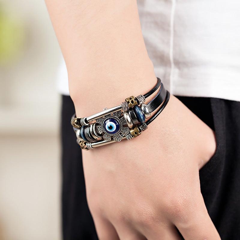 Turkish Blue Eye Alloy Bracelet | Fashion Jewelry