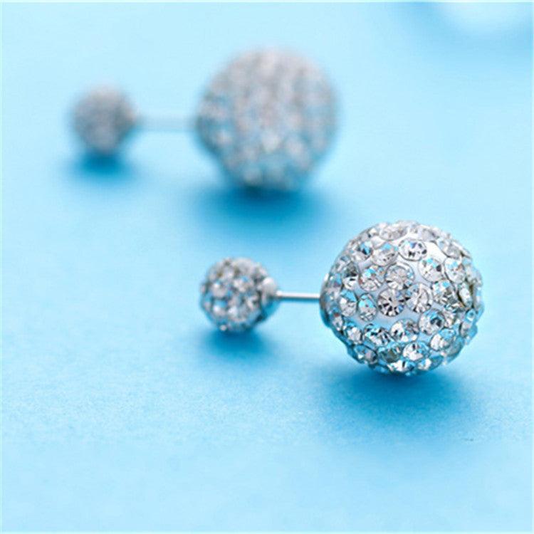 Round Diamond Ball Earrings | Daily Wear 1