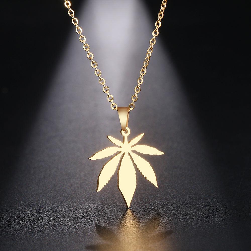 Stylish Leaf Necklace for women | Daily Wear Gold
