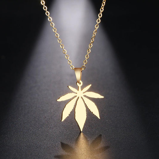 Stylish Leaf Necklace for women | Daily Wear Gold