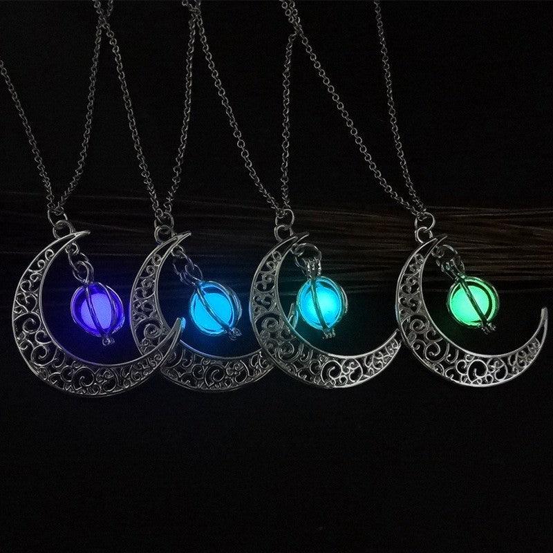 Glowing Fashion Necklace | Women Gift Jewelry purple