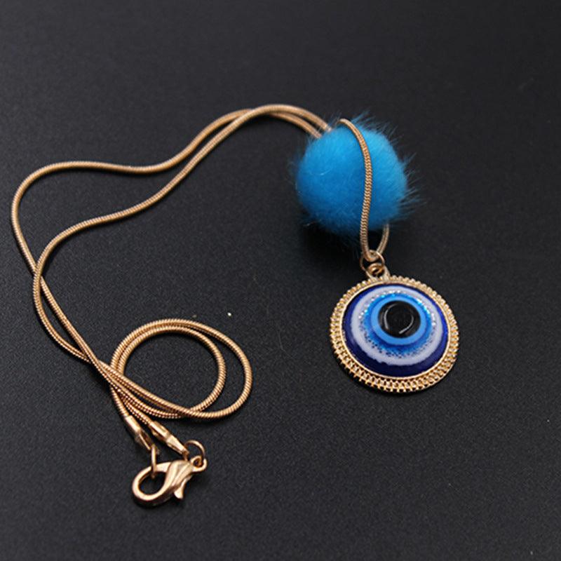 Blue Eye Pendant Necklace | Daily Wear
