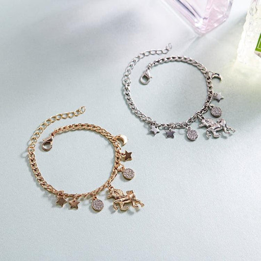 Trendy Gold Unicorn Bracelet | Beach Wear