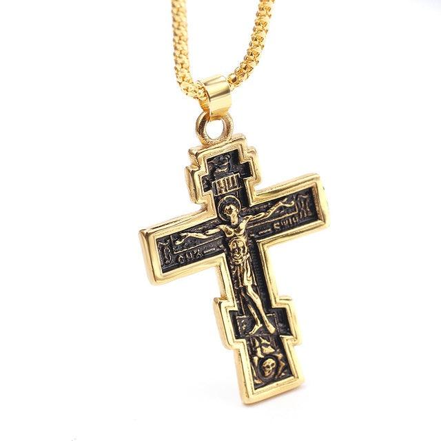 Cross Jesus Pendant Necklace | Daily Wear