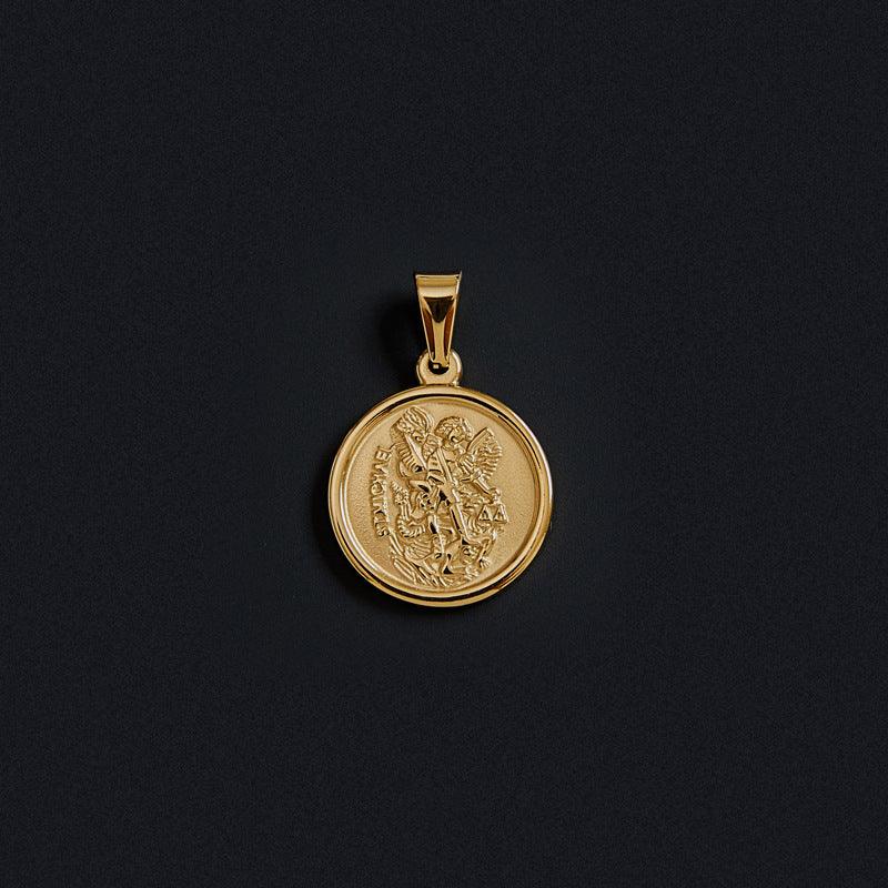 Cross Peach Heart Pendant - Daily Wear C