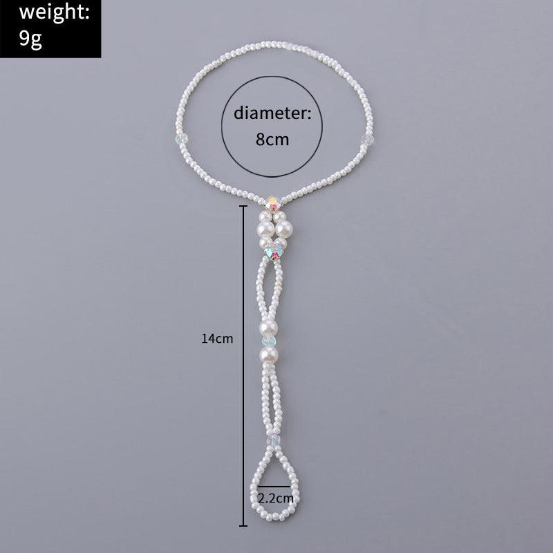 Crystal Beaded Anklet | Beach Collection