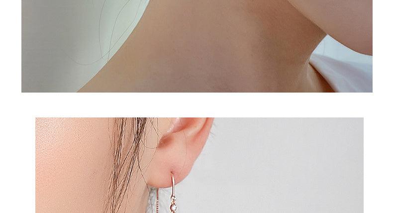 Square Tassel Earrings in Sterling Silver