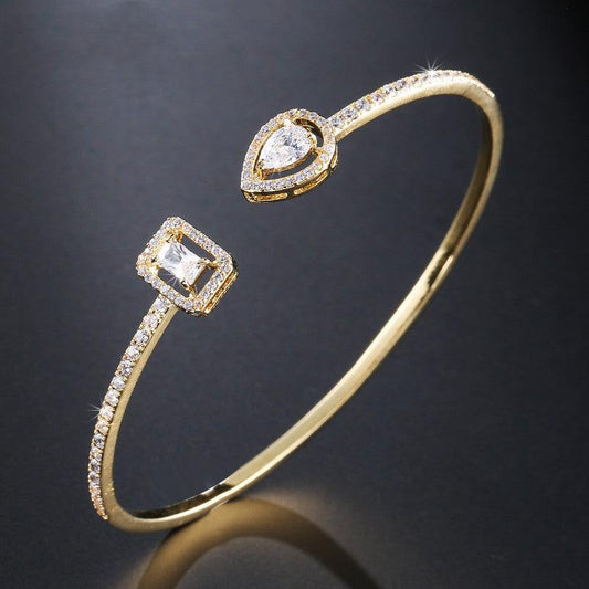 Exquisite Bracelet with Micro Inlaid AAA Zircon | Daily Wear