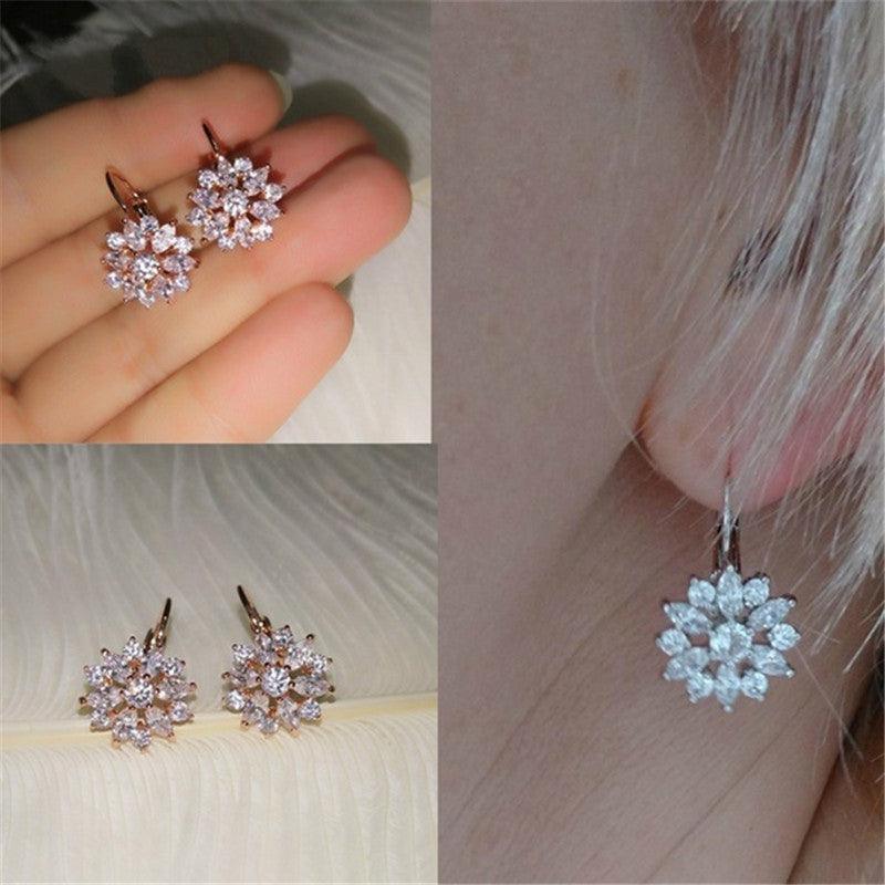 Sunflower Rhinestone Ear Jewelry | Daily Wear
