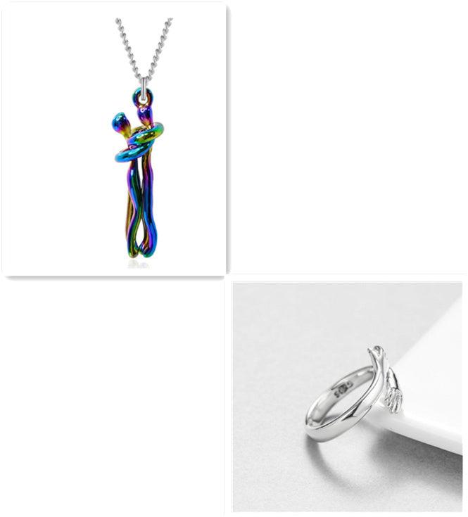 Love Hug Unisex Necklace | Fashion Jewelry