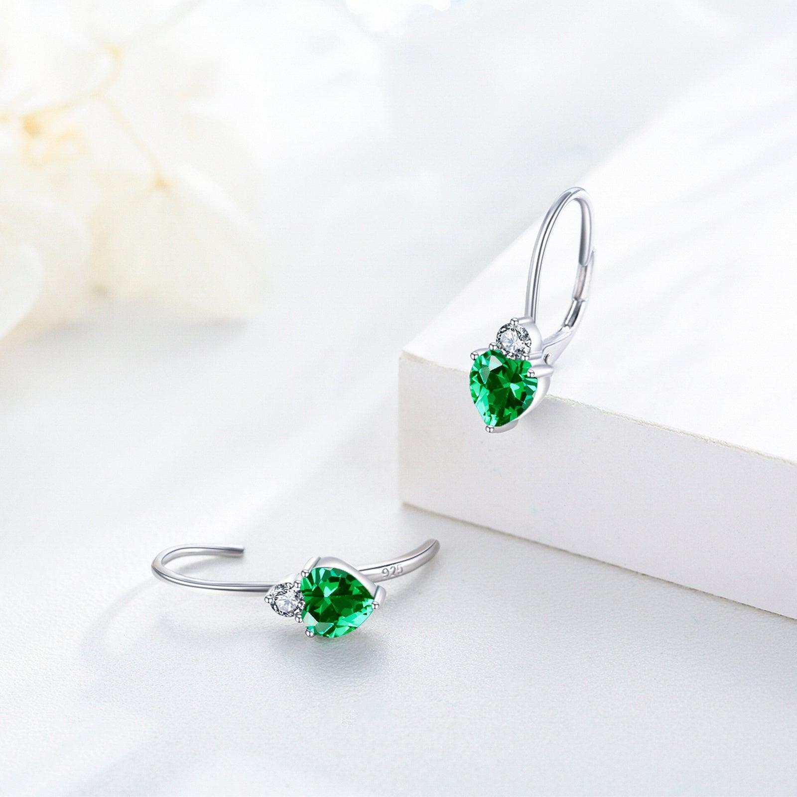 Hypoallergenic Heart Zirconia Earrings | Daily Wear