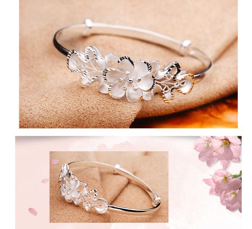 Vibrant Bauhinia Adjustable Bracelet | Daily Wear