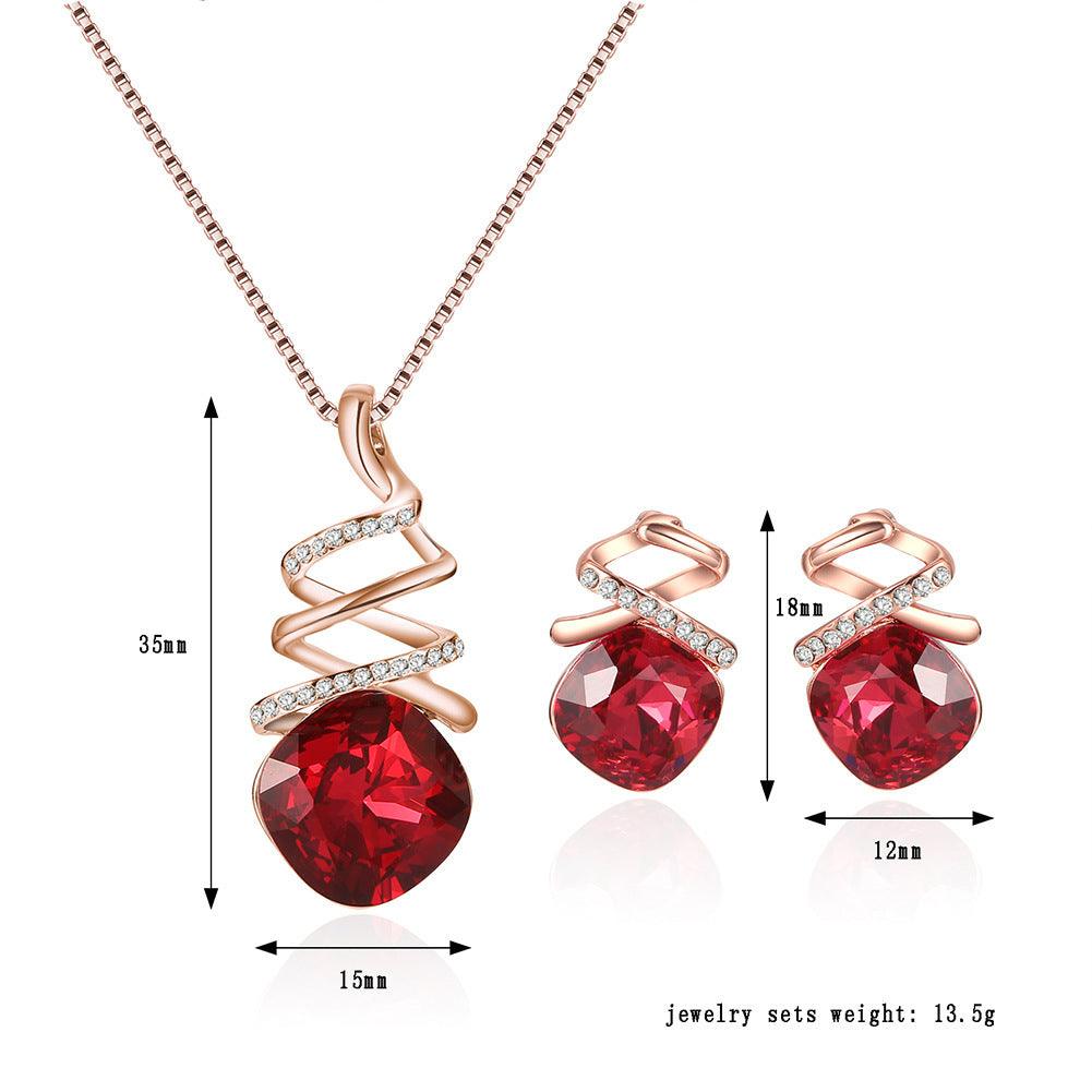 Bridal Necklace Earrings Jewelry Set | Wedding Collection