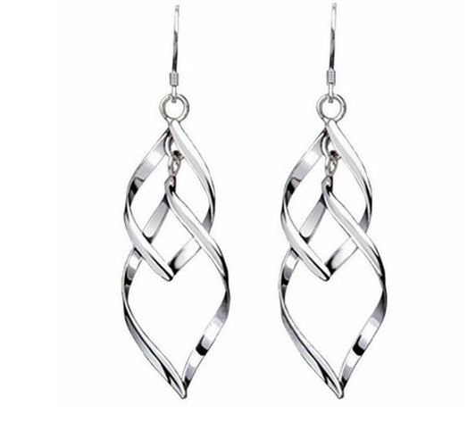Tremella Silver Plated Leaf Earrings | Daily Wear One pair price