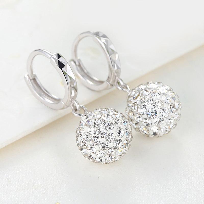Earring Style Rhinestone Earrings | Summer Earrings Silver