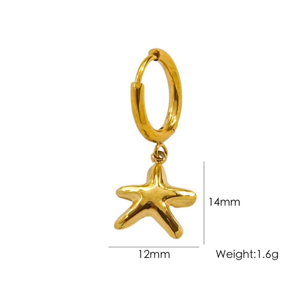 Tropical Beach Wind Starfish Earrings | Beach Wear U