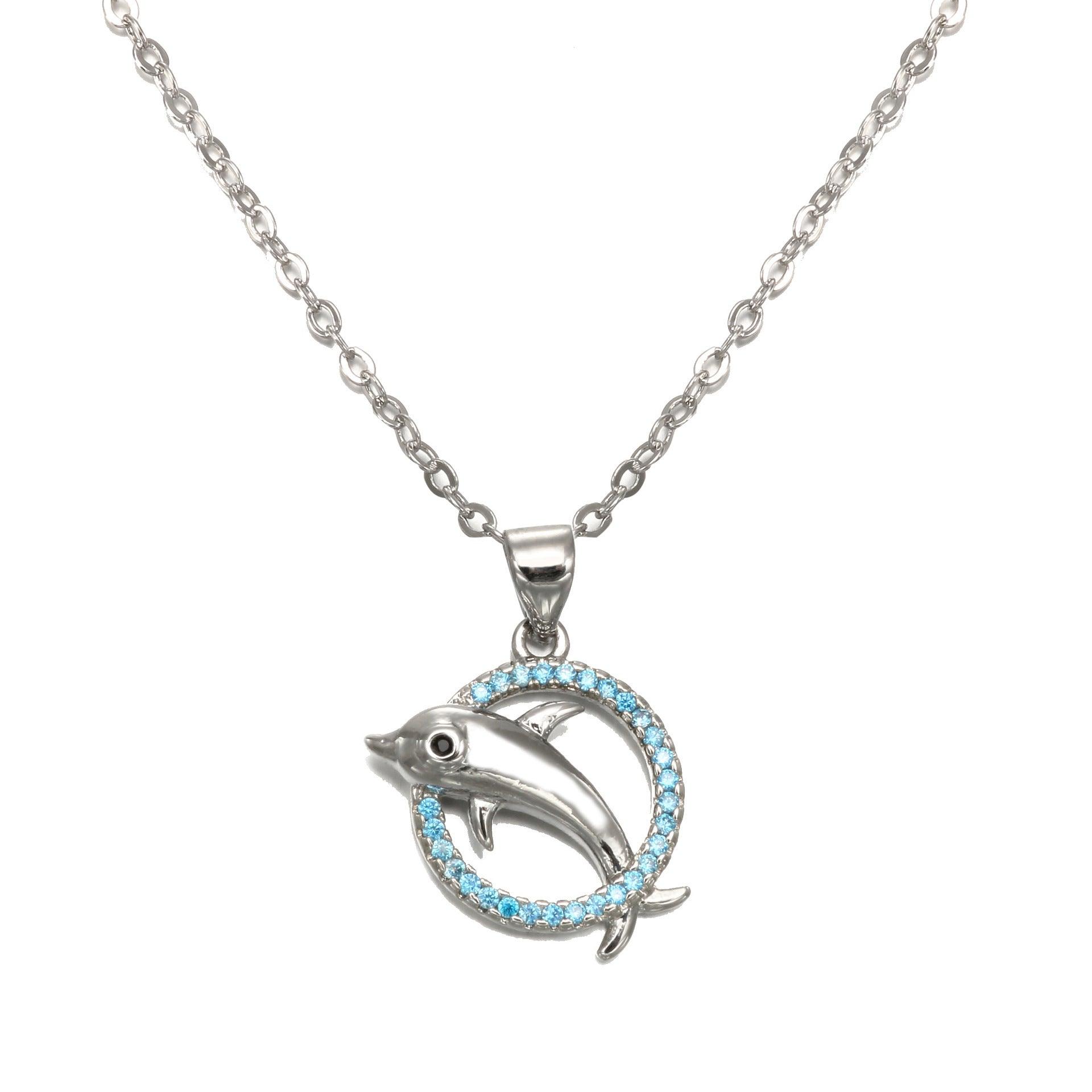 Romantic Dolphin Necklace For Daily Wear | BoldlyBeautifuls