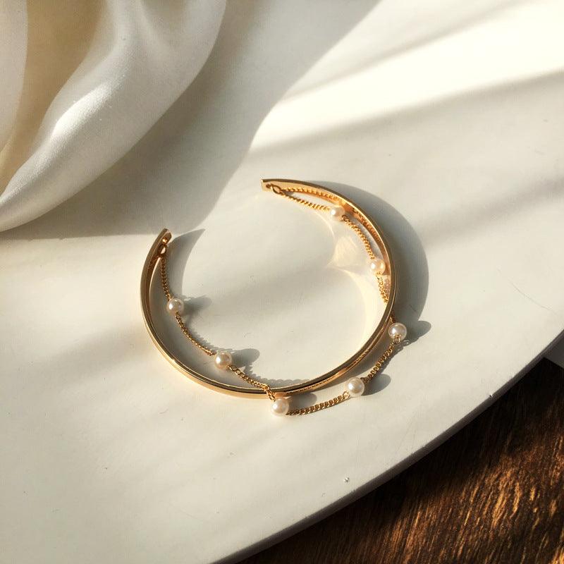 Elegant Double Layered Bracelets | Fashion Jewelry